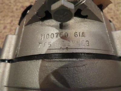 L67-E68 C3 Corvette 327/427 Alternator-Dated 7F5--GM #1100750-Prof. Restored!! - Image 1 of 4