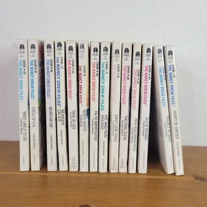 The Nancy Drew Files Lot Of 14 PB Books Carolyn Keene Vintage 1980s Mystery - Picture 1 of 7