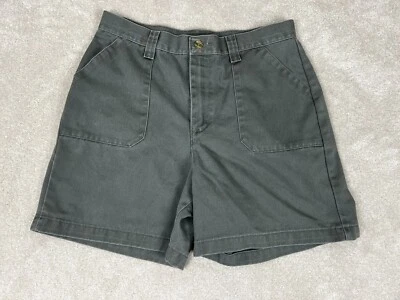 Pantalones Cortos Vintage Riders Mujer 8 Chinos Verdes Frente Plano Algodón Informal Damas Foto 1 de 4