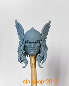 1/6 Retro Cabeza de Héroes Thor Esculpida Tallada para Figura de Acción Masculina Juguete Corporal - Imagen 1 de 6
