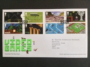 GB QEII 2020 Video Games Set on Typed Address First Day Cover - Sheffield S/H/S - Picture 1 of 1