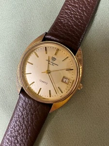 Raro Reloj Jules Jergensen Vintage Mujer Japón Mvt Cuarzo Correa Cuero México - Imagen 1 de 5