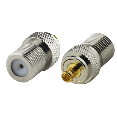 2-Pack F Type Female to MCX Male Connector Adapter - Image 1 of 3