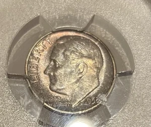 1956 Roosevelt Silver Dime 10c - PCGS GRADED MS66 - *RAINBOW TONER* - Picture 1 of 8