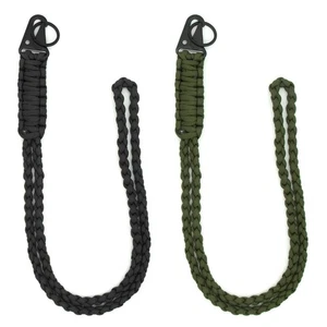 2 Pezzi Cordino Paracord Resistente Intrecciato Collana Portachiavi Cinturino Polso - Foto 1 di 6