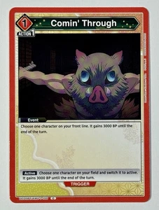 Union Arena - Kimetsu no Yaiba Comin’ Through C UE05BT/KMY-1-100 Demon Slayer - Picture 1 of 5