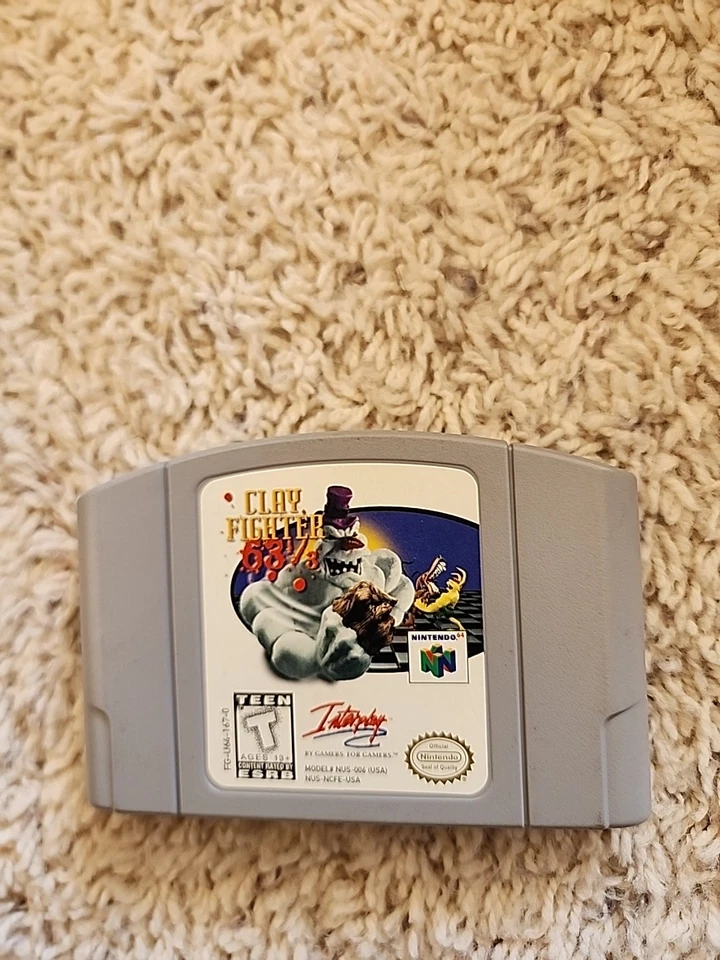 Clay Fighter 63 1/3 - Juego N64 probado funcionando Foto 1 de 1