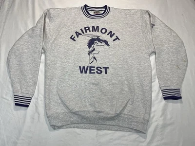 Sudadera Fairmont West Vintage Talla L Charlene '67 Oneita Power Sweat Foto 1 de 4