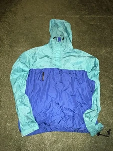 Vintage Patagonia Jacket Mens M Hooded Pullover Windbreaker 90s - Picture 1 of 6