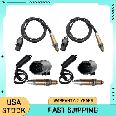 4PCS Oxygen O2 Sensor For 2004 2005 2006 BMW X5 4.4L/4.8L V8 Upstream&Downstream Foto 1 de 4