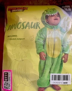 Spooktacular Creations Toddler Dinosaur Costume 12-18 months Halloween - Picture 1 of 3