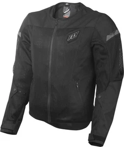 Chaqueta de motocicleta Fly Racing Flux Air Mesh para hombre negra 2XL - Imagen 1 de 2