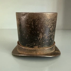 Antique "Pass Around the Hat" Tophat Coin Still Dime Bank Lincoln Tophat - Picture 1 of 12
