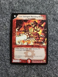 Duel Masters TCG Fire Sweeper Burning Hellion 37/46 LP - Picture 1 of 2