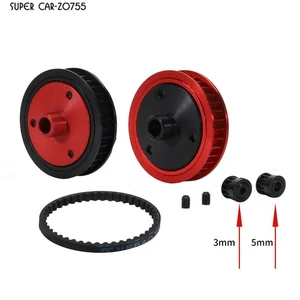 Sistema de engranajes de transmisión de transmisión por correa 1/10 para RC Crawler Axial SCX10 SCX10 II 90046 - Imagen 1 de 22