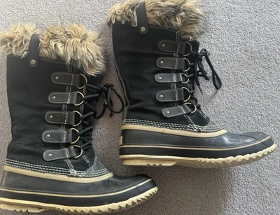 Botas impermeables de piel sintética Sorel Joan of Artic talla 10 invierno Foto 1 de 4