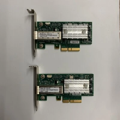 2Pcs Mellanox MCX311A-XCAT CX311A ConnectX-3 EN 10G Ethernet SFP Network Card - Image 1 of 4