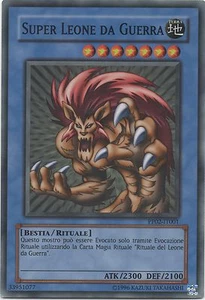 YU GI OH SUPER LEONE DA GUERRA • PP02 • SUPER RARA - Imagen 1 de 1