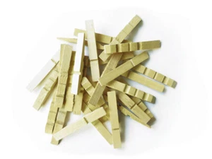 Demi-Pinces To Dryer Wooden 200 Pieces - Picture 1 of 2