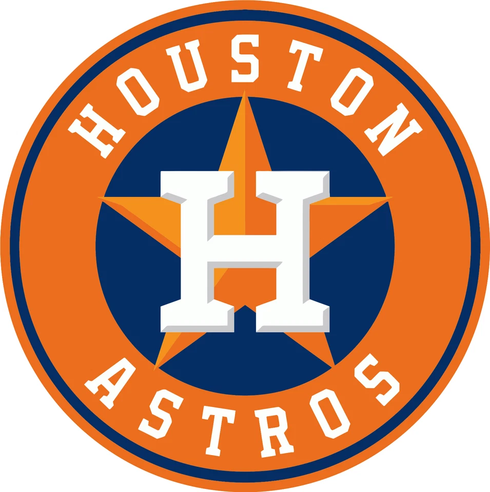 Houston Astros 3" Decal / MLB / FREE SHIPPING (BUY2 GET 1 FREE) - Image 1 of 2