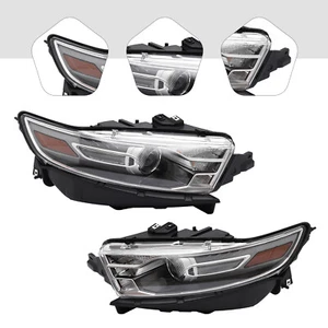 For 2013-2014 Ford Taurus Halogen Headlight Assembly Headlamp & Bulbs Left/Right - Picture 1 of 52
