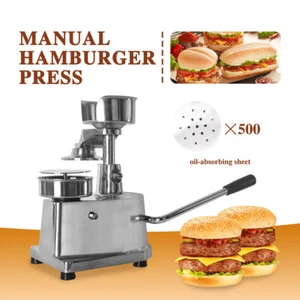 Hamburger Burgerpresse Pattypresse Pattymaker Manuelle Hamburgerpresse 130/150mm - Picture 1 of 12