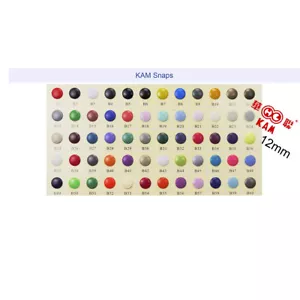 50 Stück (200Teile) 0,05€/St original Kam Snaps T5 Druckknöpfe Snaps 60 Farben - Bild 1 von 2