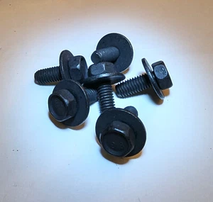 6 piezas Mustang 94-04 pernos de montaje protector contra salpicaduras de polvo trasero ₪ para Ford N602726-S2 - Imagen 1 de 6