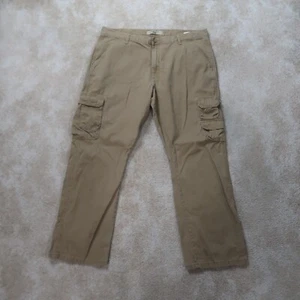 Wrangler Straight Leg Cargo Pants Men’s 40x32 Beige cotton - Picture 1 of 10