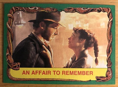 1981 Topps Raiders Of The Lost Ark An Affair To Remember Card #23 High-Grade NM - Image 1 of 2