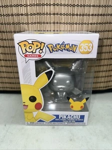 Funko Pop! Pokemon Pikachu #353 (25th Anniversary) Vinyl Figure - Picture 1 of 9