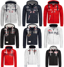 Geographical Norway Herren Sweat Jacke FVSB Kapuzenpullover Hoodie Übergangs 