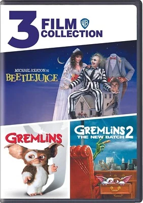Beetlejuice + Gremlins + Gremlins 2  - the New Batch  - New Triple Feature DVD - Image 1 of 2