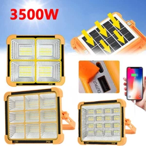 3500W LED Baustrahler Akku Arbeitsleuchte Wiederaufladbares Baustellenlampe - Bild 1 von 23