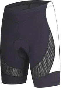 BEROY Womens 3XL Black White 3D GEL Padded Compression Biking Cycling Shorts NWT - Picture 1 of 12
