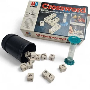 Crossword by MB Games Complete Criss-Cross Word Game. 1993 Vintage - Picture 1 of 6