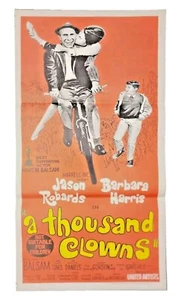 Póster de la película Daybill A Thousand Clowns original australiano vintage años 60. - Imagen 1 de 16