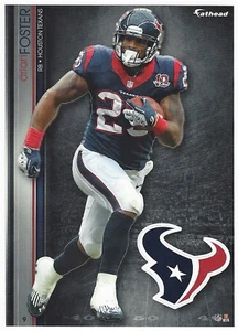 ARIAN FOSTER FATHEAD TRADEABLES TENNESSEE VOLS HOUSTON TEXANS STICKER 2013 #9 - Picture 1 of 3
