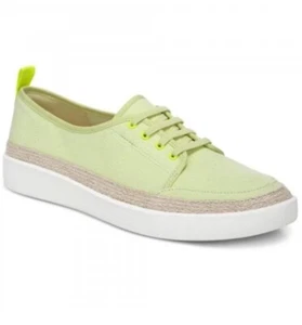 Vionic Jovie Shoe 11 Neon Espadrille Canvas Sneaker Orthotic Comfort Boho Travel - Picture 1 of 8