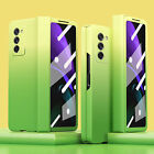 Samsung fold2 mobile phone case W21 Samsung fold3/w22 solid color folding hinge