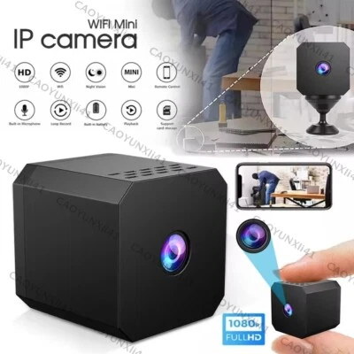 Mini WLAN Kamera Wireless IP Wifi Camera 1080P HD Überwachungkamera Live Cam Neu - Bild 1 von 4