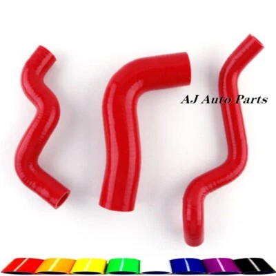 Manguera de radiador de silicona roja para BMW E60 E61 2006-10 525i 525Xi 528i 530i Foto 1 de 4
