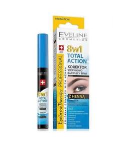 Eveline Eyebrow Corrector Gradually Coloring with Henna 8in1 Total Action 10ml