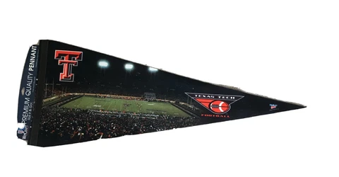 Texas Tech University NCAA Football Premium 17" X 40" Felt Pennant Wreck Em Tech Cover