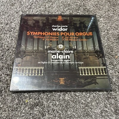 Charles-Marie Widor, Marie-Claire Alain Symphonies Pour Orgue 2 LP Sealed - Image 1 of 3