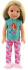 Little Mermaid Pajamas Fits 14.5" American Girl Wellie Wishers Doll Clothes