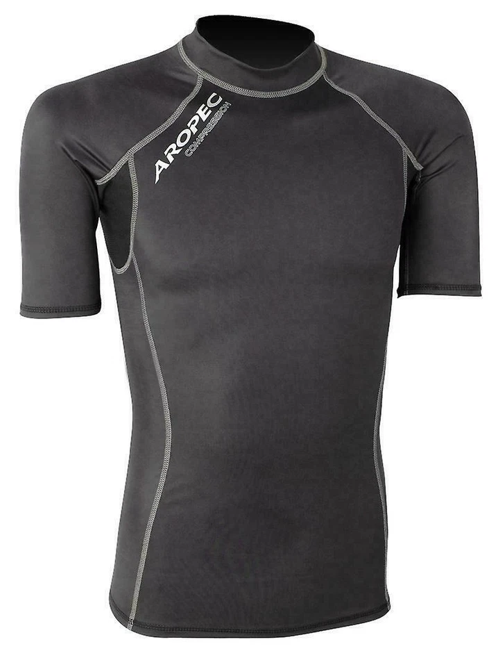 Aropec Mens Compression Short / Long Sleeve Top - Triathlon/Running S/XS - Image 1 of 3