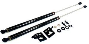 P2M Phase 2 CARBON Hood Bonnet Dampers Set for Subaru WRX & STI GDA GDB 02-07 - Picture 1 of 2