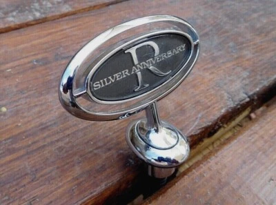 Riviera Silver Anniversary NOS Hood Ornament 1988 Buick Riviera OEM Ornament - Image 1 of 3