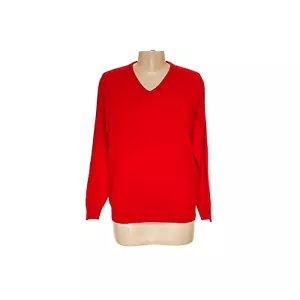 Jos. A. Bank Herren Pullover rot Merinowolle, Größe XL - Bild 1 von 4
